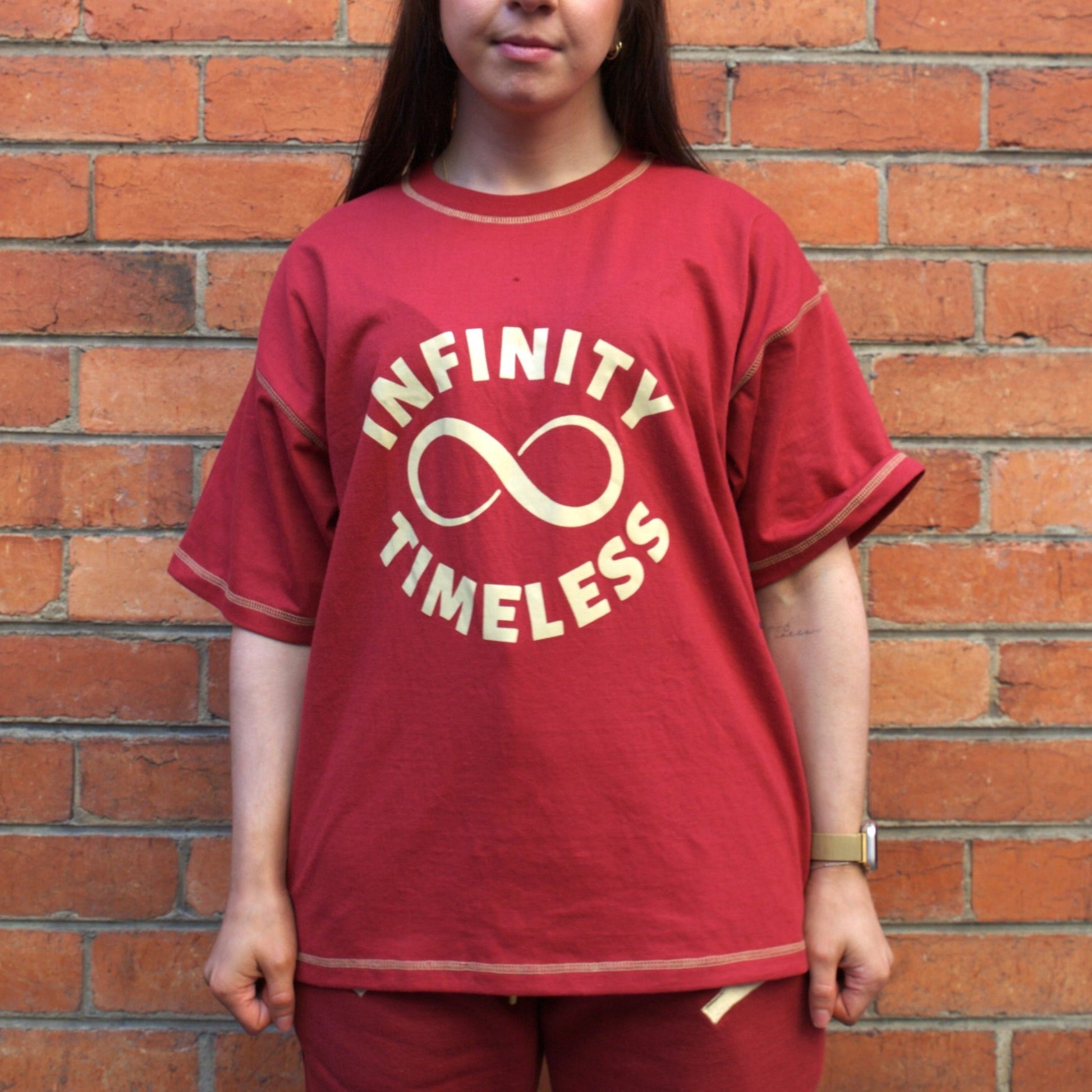 Infinite Tee - Crimson Red - Infinity Streetwear